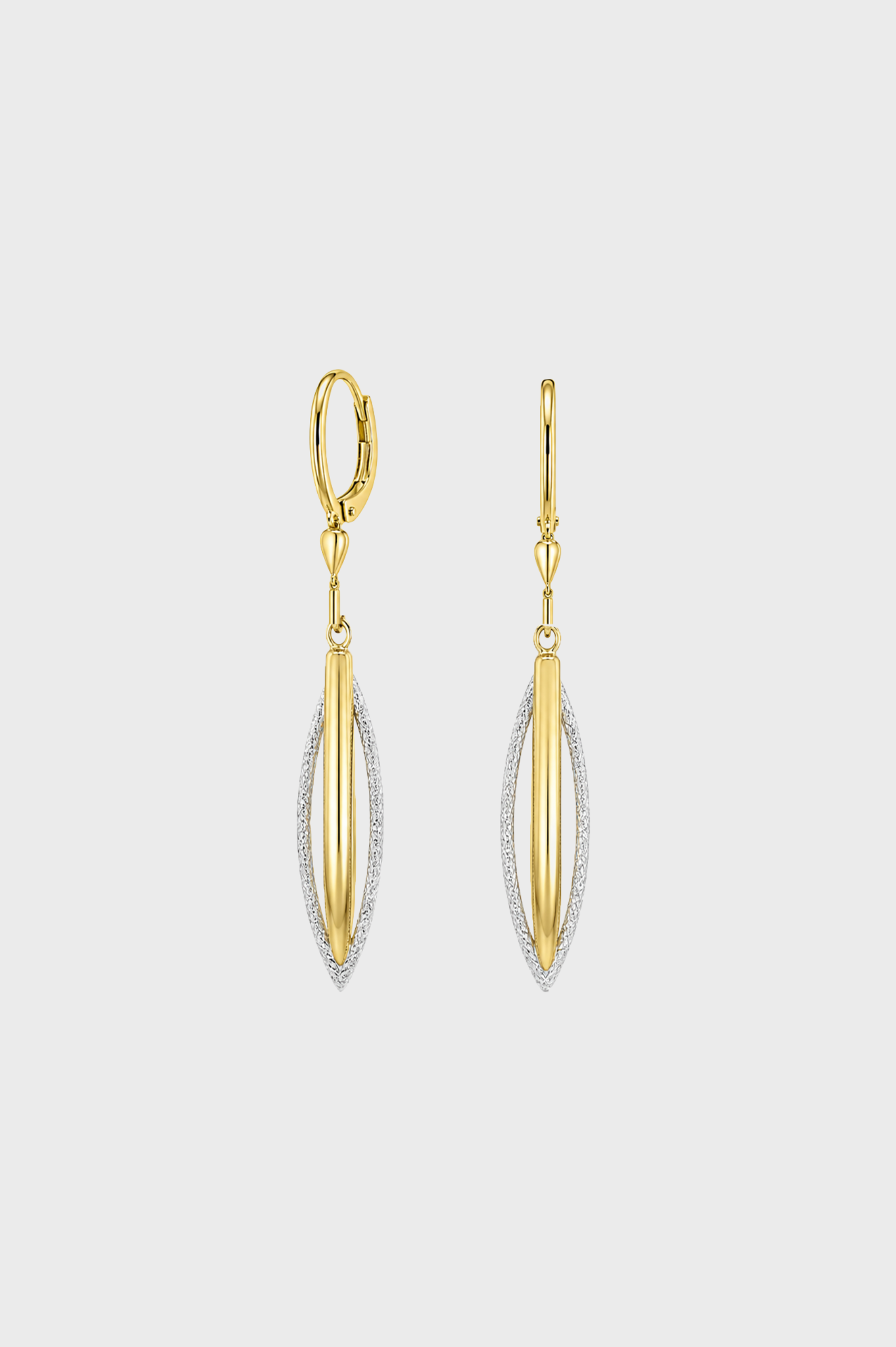 ARETES OVALO COLGANTE