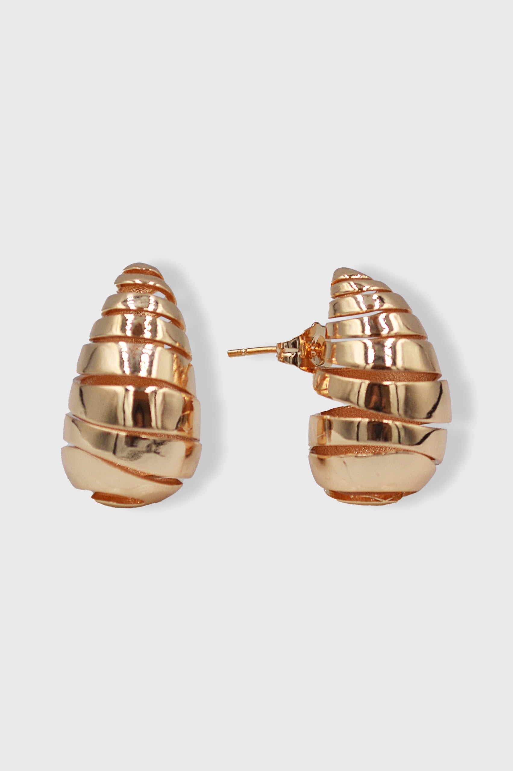 ARETES ESPIRAL ROSA