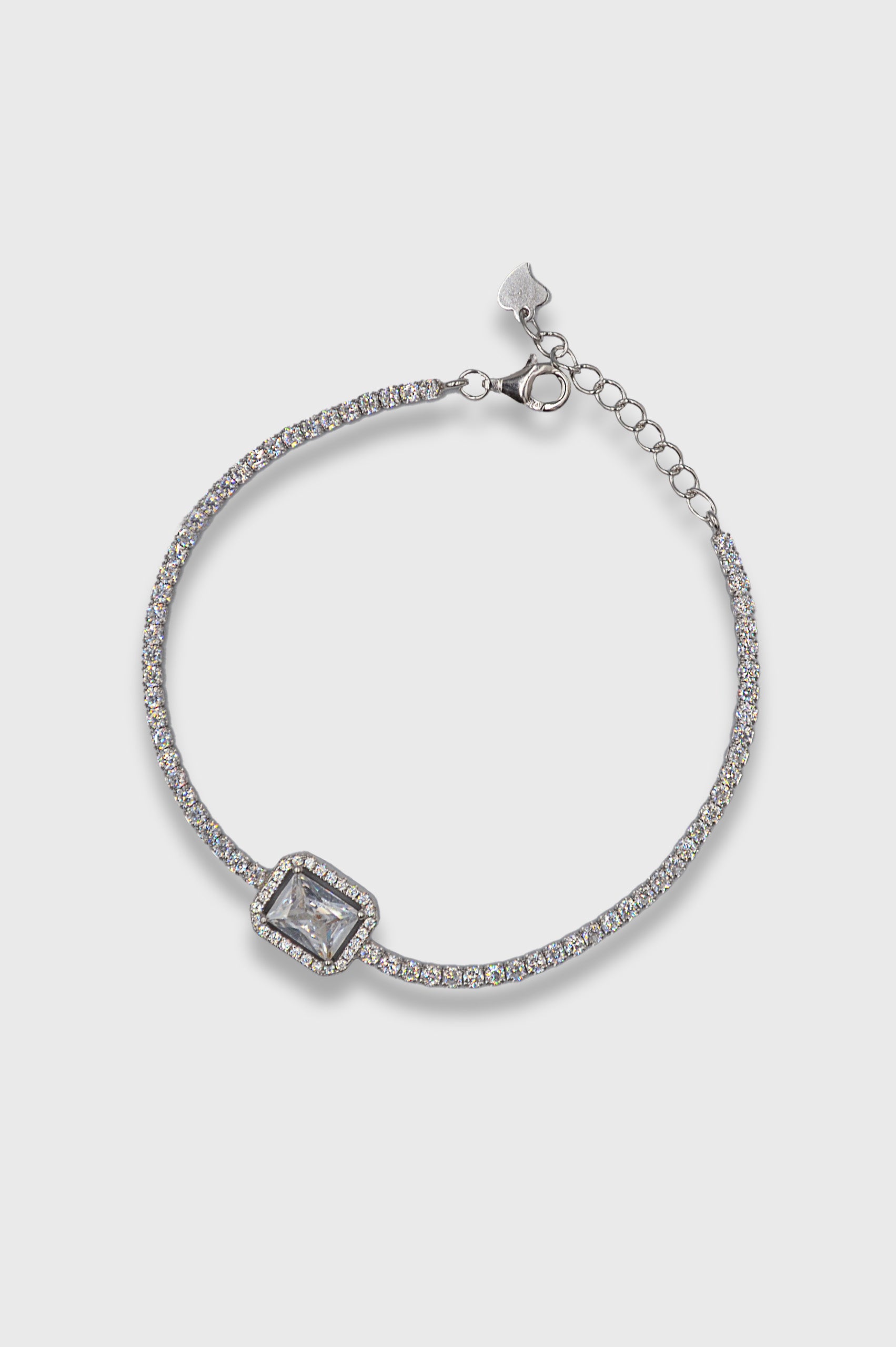 PULSERA TENIS PIEDRA CUADRADA