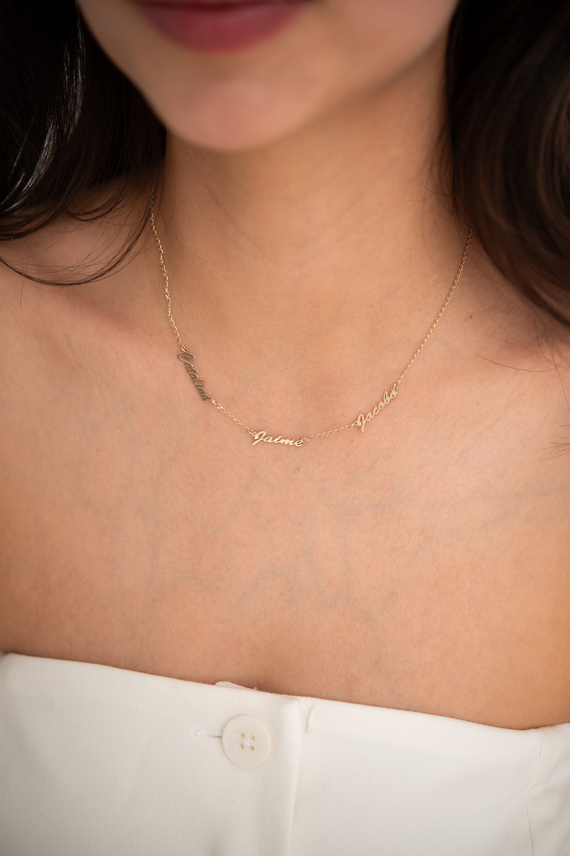 COLLAR PERSONALIZADO CON 3 NOMBRES