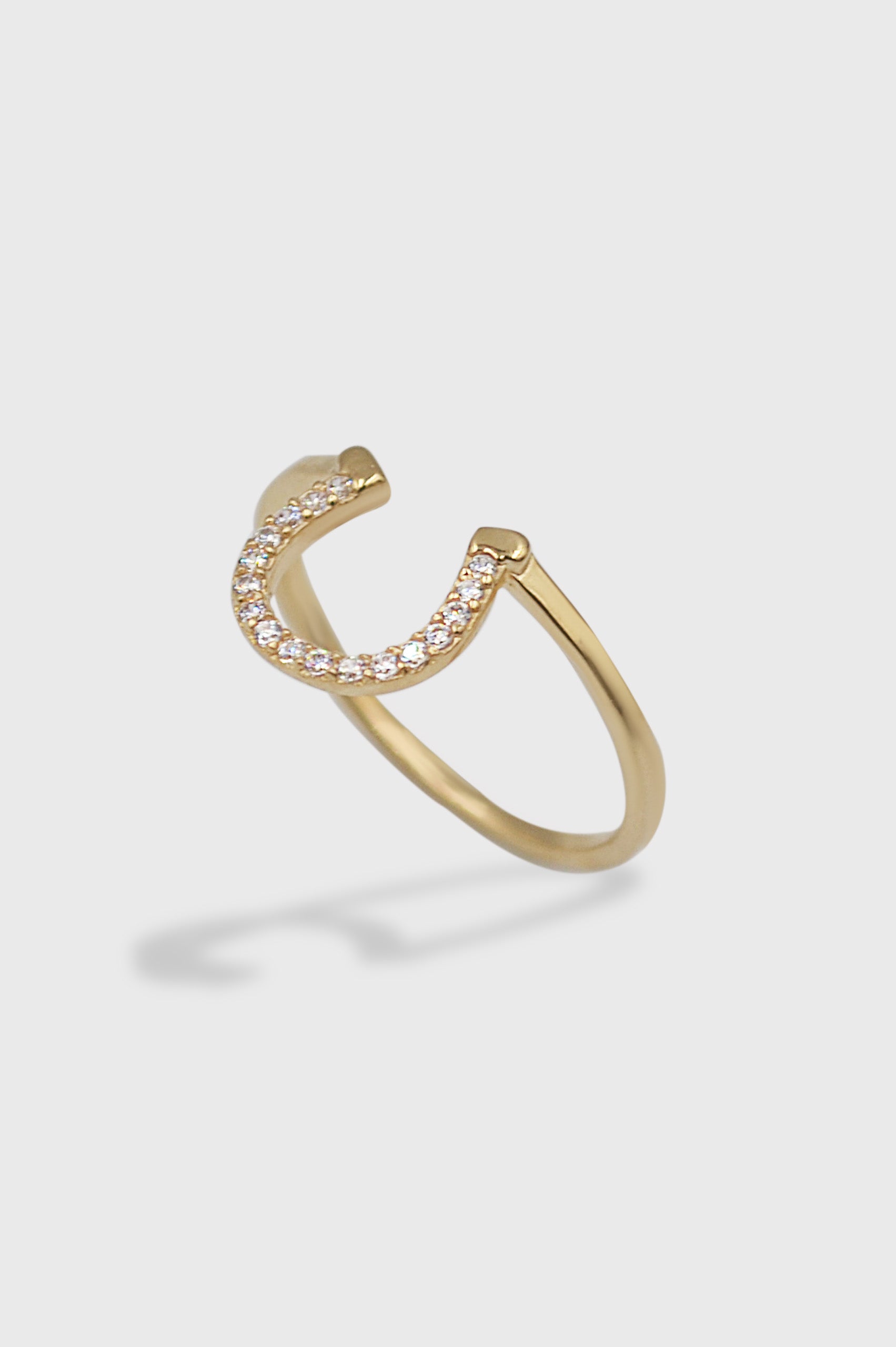 ANILLO HERRADURA DE PIEDRAS